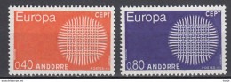 Frans Andorra Europa Cept 1970 Postfris - 1970