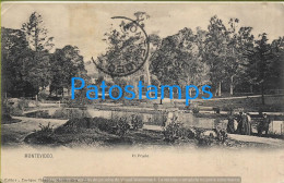 Delcampe - 212075 URUGUAY MONTEVIDEO VISTA PARCIAL DEL PRADO POSTAL POSTCARD - Uruguay