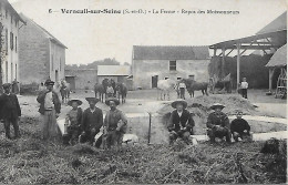 VERNEUIL- SUR- SEINE -  LA FERME -  REPOS DES MOISSONNEURS - Verneuil Sur Seine