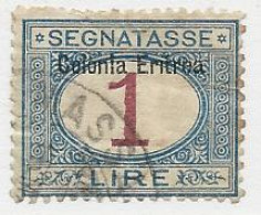 23901 ) Eritrea 1903 Posage Due - Eritrea