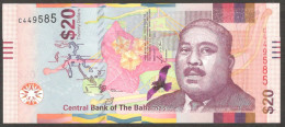 Bahamas 20 Dollars Sir Milo B. Butler 2018 UNC - Bahamas