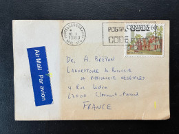 CARTE CANADA TORONTO POUR CLERMONT FERRAND 1983 - Covers & Documents