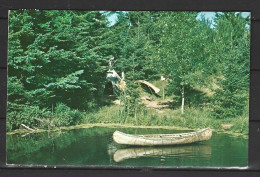 CANADA. Carte Postale écrite. Micmac Indian Village/Rocky Point. - Other & Unclassified