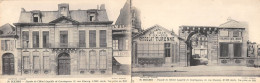 51-REIMS- DOUBLE CARTE- FACADE DE L'HÔTEL LAGOILLE DE COURTAGNON- 71 RUE CHANZY XVIIIeS VUE PRISE EN 1911 - Reims