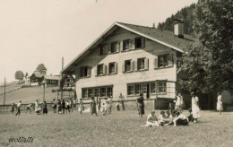 Rar Spielende Kinder In Den Sommerferien Am Zwingliheim Wildhaus Buchs St. Gallen Um 1950 - Buchs