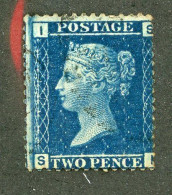 695 GBX GB 1858 Scott #29 Pl.12 Used (Lower Bids 20% Off) - Used Stamps