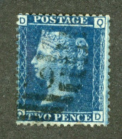 696 GBX GB 1858 Scott #29 Pl.12 Used (Lower Bids 20% Off) - Used Stamps