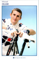 Carte Cyclisme Cycling サイクリング Format Cpm Equipe Cyclisme Pro Française Des Jeux 2007 Mickaël Delage France Superbe.Etat - Wielrennen