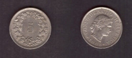 SWITZERLAND   5 RAPPEN 1968 (KM # 26) #7429 - Autres & Non Classés