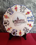 Assiette  DECORATIVE ASFELD  L EGLISE ST DIDIER 18 EME SIECLE   08  ARDENNES - Andere & Zonder Classificatie