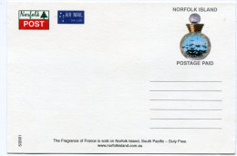 NORFOLK ISLAND ENTIER POSTAL NEUF THEME VERRE - Vidrios Y Vitrales