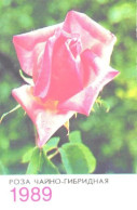 Pocket Calendar, Rose, 1989 - Small : 1981-90