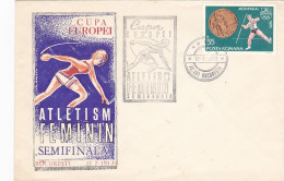Delcampe - SPORTS, ATHLETICS, EUROPEAN CUP, SPECIAL COVER, 1977, ROMANIA - Athlétisme
