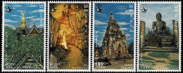 LAOS 2000 Mi 1734-1737 BUDDHISM & TEMPLES MINT STAMPS ** - Buddhismus