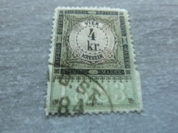 Autriche - Empire - Zwei  Kreuzer - 4 Kr - Dentelé - Multicolore - Oblitéré - Année 1883 - - Revenue Stamps