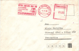 EMA Pivovarnicky Ceske Budejovice 1992 Bier-Privatisierung - Cartas & Documentos