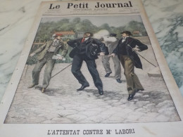 LE PETIT JOURNAL NUMERO 458   ATTENTAT DE MR LABORI  -  CANONNES PAR DES ANGLAIS  1899 - 1850 - 1899