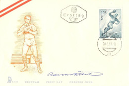 718  Handball: Env. Premier Jour D'Autriche, 1959 -  Handball FDC From Austria - Balonmano