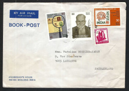 INDE P.A. Ca. 1970-80: LSC De Shillong Pour Lausanne (VD,Suisse) - Airmail