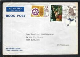 INDE P.A. Ca. 1970-80: LSC De Shillong Pour Lausanne (VD,Suisse) - Airmail