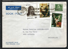 INDE P.A. Ca. 1970-80: LSC De Shillong Pour Lausanne (VD,Suisse) - Luftpost