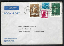 INDE P.A. Ca. 1970-80: LSC De Shillong Pour Lausanne (VD,Suisse) - Luftpost