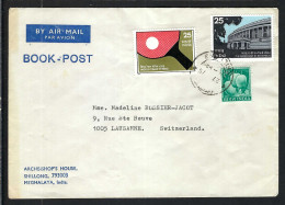 INDE P.A. Ca. 1970-80: LSC De Shillong Pour Lausanne (VD,Suisse) - Luchtpost