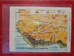 CARTE PRODUITS DU LION NOIR PARIS MONTROUGE AFRIQUE OCCIDENTALE FRANCAISE - Autres & Non Classés