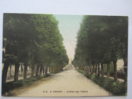 CPA CROISSY AVENUE DES TILLEULS - Croissy-sur-Seine