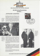 Encart Format A4 ALLEMAGNE FEDERALE N° 1736 Y & T - Andere & Zonder Classificatie