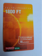 HONGARIA / PREPAID/ 1800FT/ PANNON GSM      Fine Used    **14994** - Ungarn