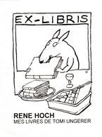 Tomi Ungerer , Ex-libris René Hoch - Ungerer