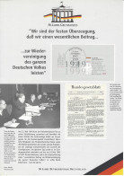 Encart Format A4 ALLEMAGNE FEDERALE N° 47 Bloc Y & T - Sonstige & Ohne Zuordnung