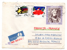 Pologne--1987--BYTOM --entier Postal  Avec Composition De Timbres En Complément D'affranchissement--Avignon-84(France) - Covers & Documents