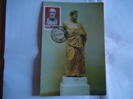 GREECE  MAXIMUM CARDS   ANCIENT DOCTORS   HIPPOCRATES - Cartes-maximum (CM)