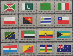 NATIONS UNIES (New York) - Drapeaux 1984 - Neufs