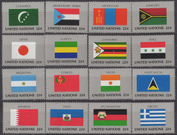 NATIONS UNIES (New York) - Drapeaux 1987 - Neufs