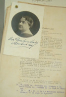 1930 Original Postcard Dr Paulina Luisi Autographed Uruguay Feminist Suffragist - Uruguay