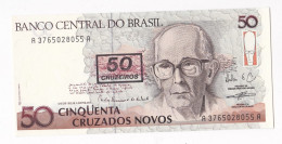 Brésil 50 Cruzeiros Novos , N° A 3765028055 A, UNC - Brésil