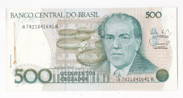 Brésil 500 Cruzeiros  , N° A 7821041641 A, UNC - Brazil