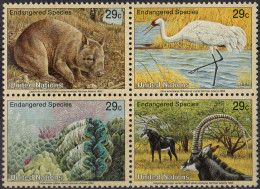 NATIONS UNIES (New York) - Espèces Menacées D'extinction 1993 - Unused Stamps