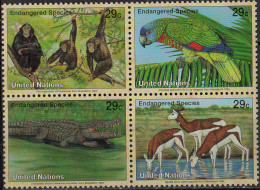 NATIONS UNIES (New York) - Espèces Menacées D'extinction 1994 - Unused Stamps