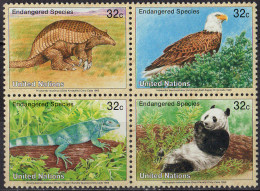 NATIONS UNIES (New York) - Espèces Menacées D'extinction 1995 - Unused Stamps