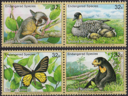NATIONS UNIES (New York) - Espèces Menacées D'extinction 1998 - Unused Stamps