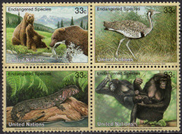 NATIONS UNIES (New York) - Espèces Menacées D'extinction 2000 - Unused Stamps