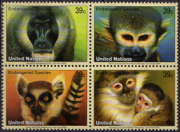 NATIONS UNIES (New York) - Espèces Menacées D'extinction 2007 - Unused Stamps