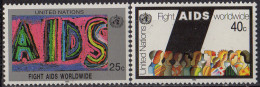 NATIONS UNIES (New York) - Lutte Mondiale Contre Le SIDA - Unused Stamps