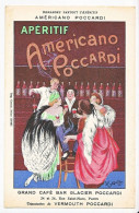 1922 Cappiello Artist Signed Advertising Original Postcard Poccardi Catalog $500 - Colecciones Y Lotes