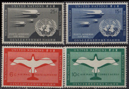 NATIONS UNIES (New York) - Série Courante Poste Aérienne 1951 - Luchtpost