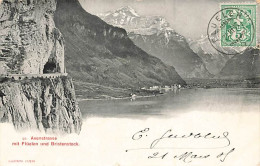 Axenstrasse Mit Flüelen Und Bristenstock  1905 - Flüelen